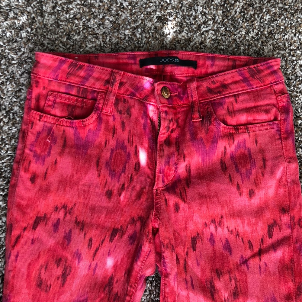 Joe’s Jeans, skinny, ikat pattern